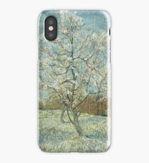 Vincent Van Gogh - The Pink Peach Tree. Garden landscape: garden view, trees and flowers, blossom, nature, botanical park, floral flora, wonderful flowers, plants, cute plant, garden, flower iPhone Case/Skin