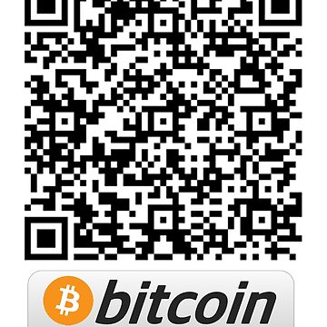 Buy Personalised Bitcoin Wallet Sticker with QR Code with Bitcoin