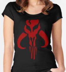Mandalorian Emblem Women's Fitted Scoop T-Shirt
