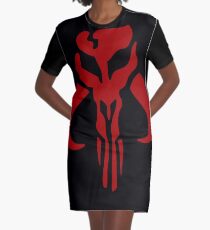 Mandalorian Emblem Graphic T-Shirt Dress