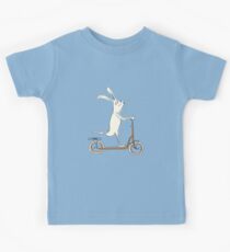 scooter - blue Kids Tee