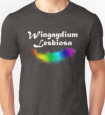 Wingaydium Lesbiosa, Lesbian Pride, Gay pride gifts, and pride month swag Unisex T-Shirt