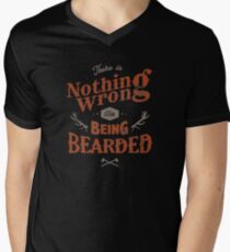 BEING BEARDED Men's V-Neck T-Shirt