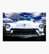 55 Cadillac Down Inna Meadow Up In Kerrville Photographic Print