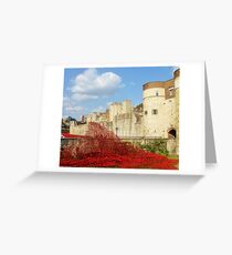 Wave of Blood-Tower of London Greeting Card