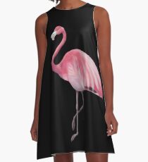 flamingo A-Line Dress
