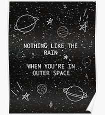 5SOS 5 Seconds of Summer Outer Space Lyric Doodle Poster