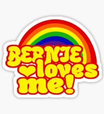 Bernie is Love Rainbow, Pride Week Swag, Feel the Bern unique Gifts Sticker