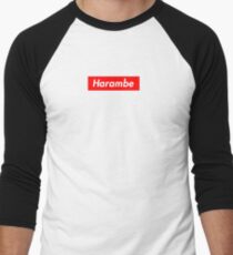 Vintage Harambe Men's Baseball ¾ T-Shirt