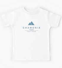 Chamonix Ski Resort France Kids Tee