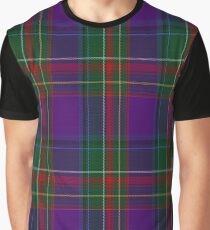 01155 Purple Haze Fashion Tartan Graphic T-Shirt