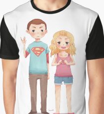 Das Gehirn und das Herz Grafik T-Shirt