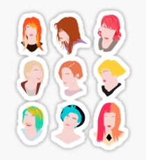 hayley pattern Sticker
