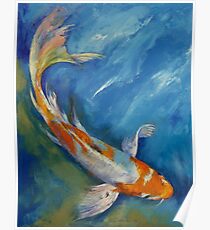 Yamato Nishiki Koi Poster