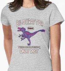 Bilociraptor - Text + Speech Women's Fitted T-Shirt