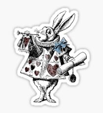 Alice in Wonderland White Rabbit Sticker
