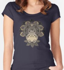 Mandala Nachbar Tailliertes Rundhals-Shirt