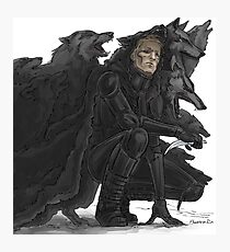 black wolves Photographic Print