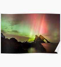 Northern Lights with Bow Fiddle Poster