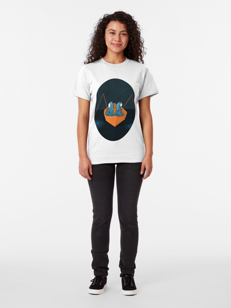 Alternate view of 2 in a boat Classic T-Shirt