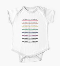 Einschienenbahnen Baby Body Kurzarm