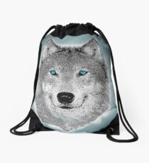 Wise Wolf Justin Beck Picture 2015089 Drawstring Bag