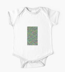 Colourful Scribble One Piece - Short Sleeve