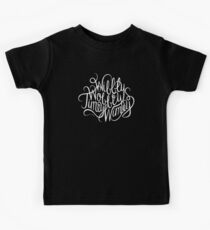 Wibbly Wobbly White Kids Tee