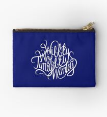 Wibbly Wobbly White Studio Pouch