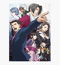 Ace Attorney Poster Photographic Print
