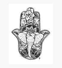Lámina fotográfica El elefante divino