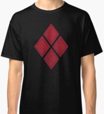Red Diamond Patches with Inside stitching Classic T-Shirt