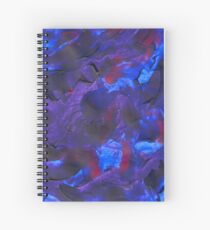 Blau, Violett, Rosa Swatch Painting Spiralblock