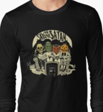Say You Love Satan 80s Horror Podcast Logo Long Sleeve T-Shirt