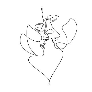 continuous line drawing of men and women by the morning vector illustration  11419248 Vector Art at Vecteezy