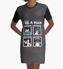 How to Be a Man Graphic T-Shirt Dress