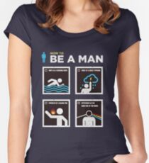 How to Be a Man Women's Fitted Scoop T-Shirt