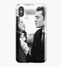 Blair and Chuck Black & White. iPhone Case/Skin