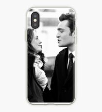 Blair and Chuck Black & White. iPhone Case