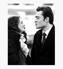 Blair and Chuck Black & White. Photographic Print
