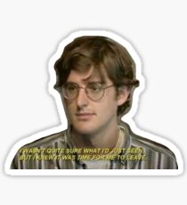 Louis Theroux Quote Sticker