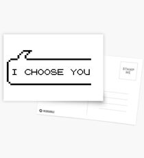 I choose you! Postcards