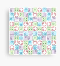 The Audiophile Pattern Canvas Print