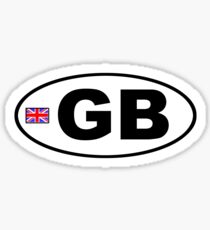 GB - GREAT BRITAIN - BUMPER STICKER Sticker