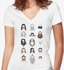 The Bearded Company Women's Fitted V-Neck T-Shirt