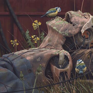 Artwork thumbnail, On the activities of primates and passerines by simonstalenhag
