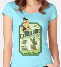 Drink Cactus Juice Women's Fitted Scoop T-Shirt