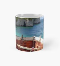 Old boat at Flamborough Head North Landing Classic Mug