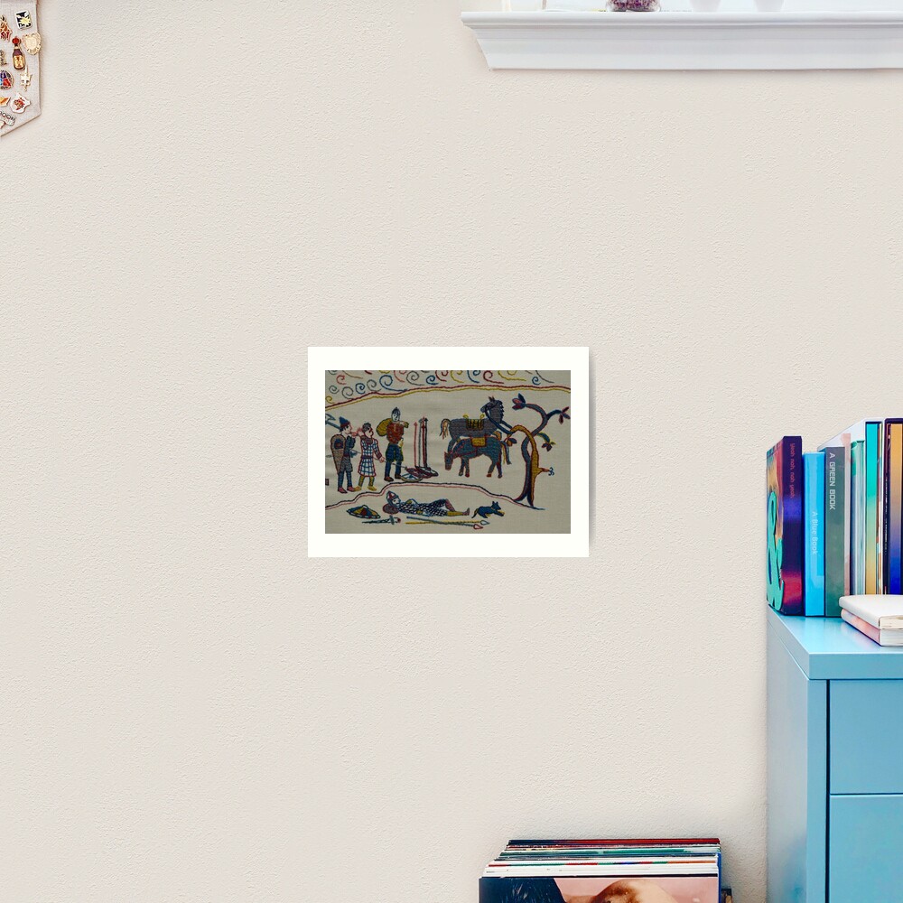 Resting by the river Art Print
