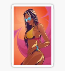 Girl-001 Sticker